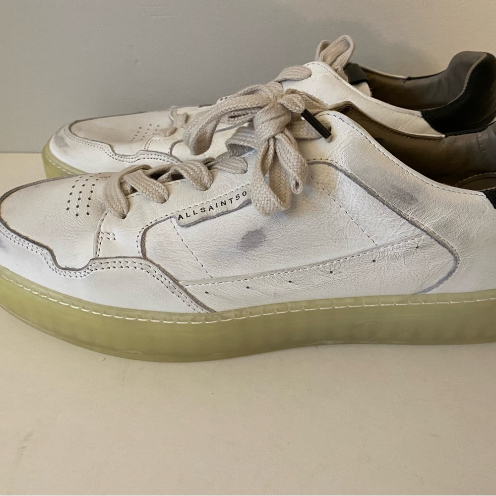 All Saints distressed sneakers